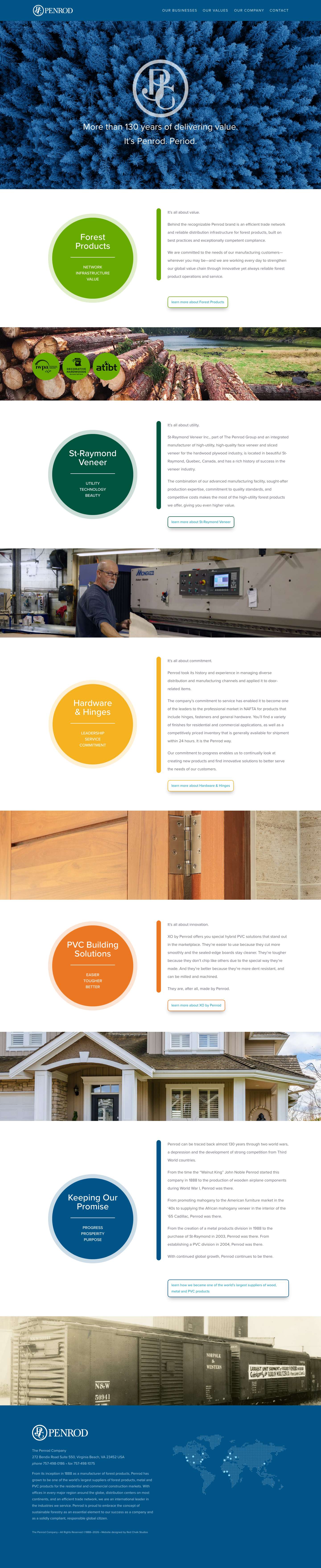 The Penrod Company - Full Screenshot