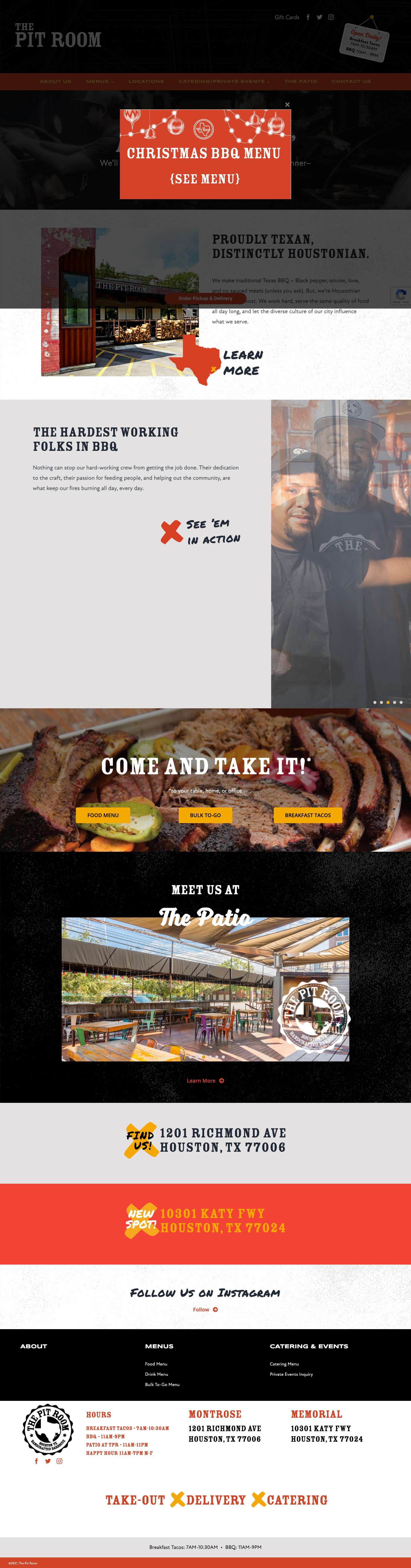 The Pit Room – Hand-crafted, expertly-sourced Texas BBQ - Full Screenshot