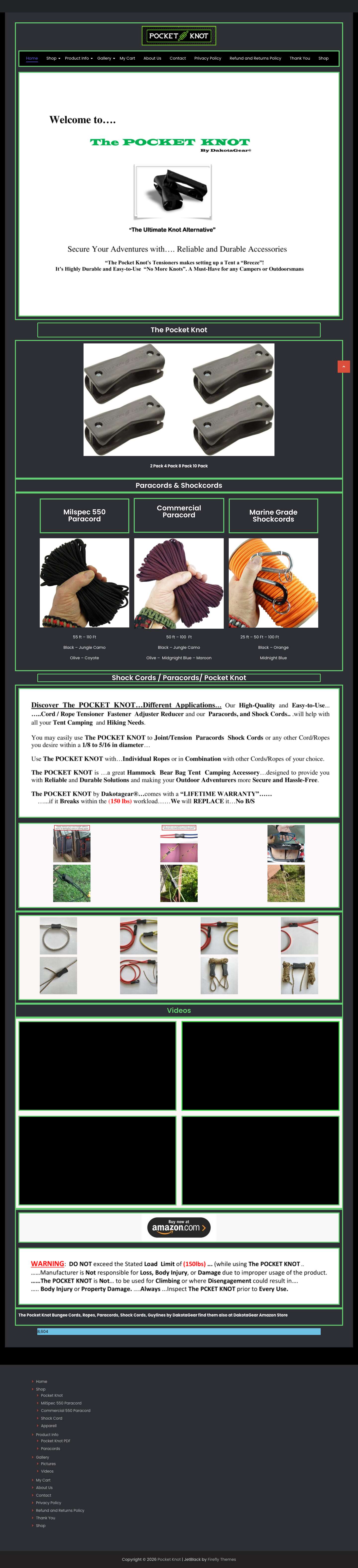 Home - Pocket Knot - Full Screenshot