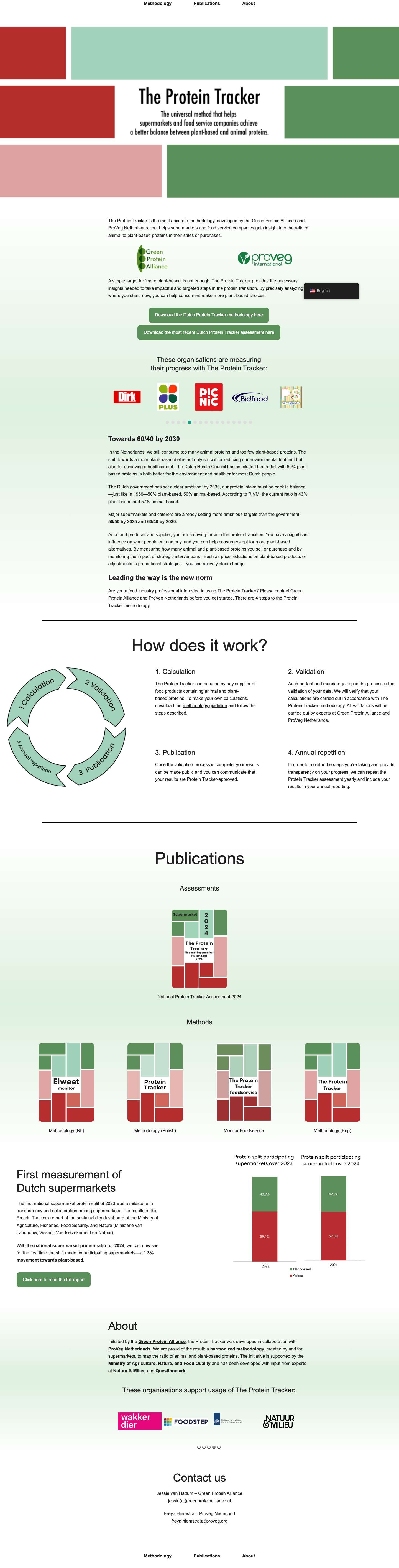 The Protein Tracker - Full Screenshot