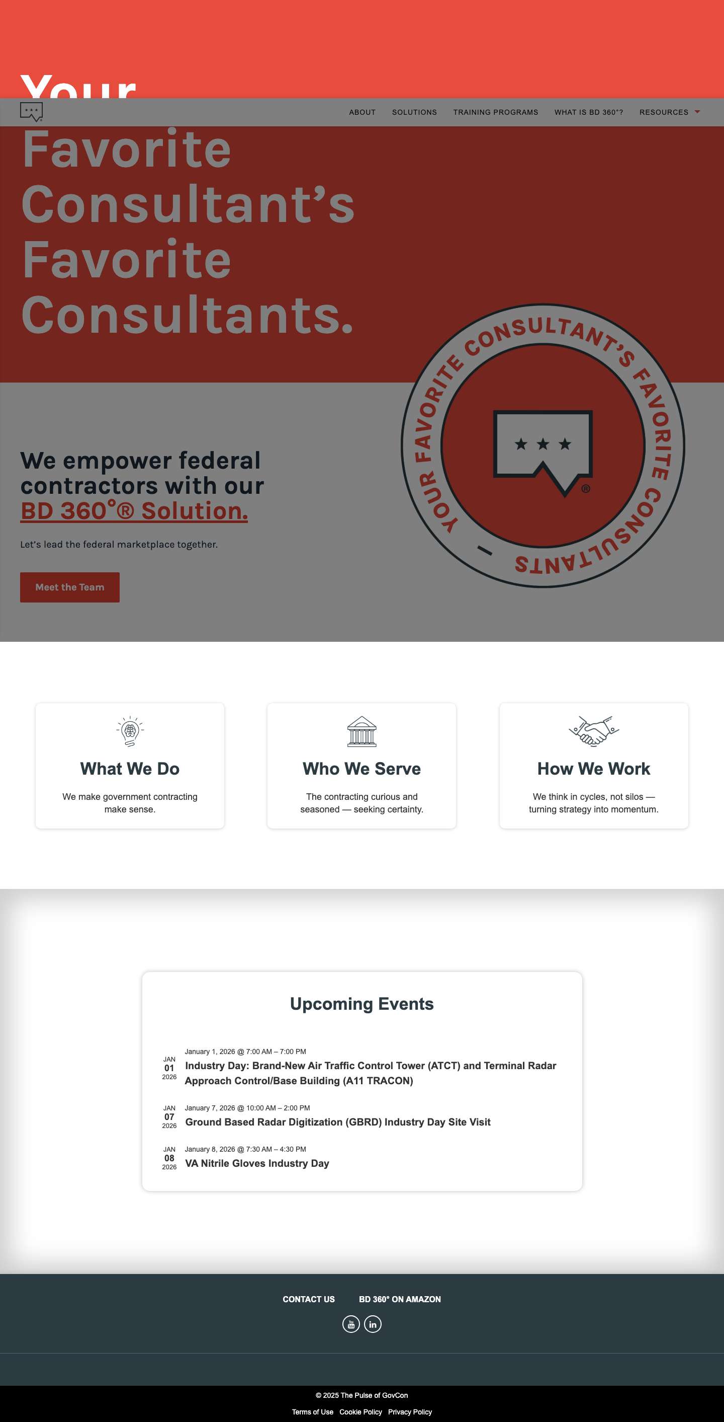 Homepage — The Pulse BD 360° - Full Screenshot