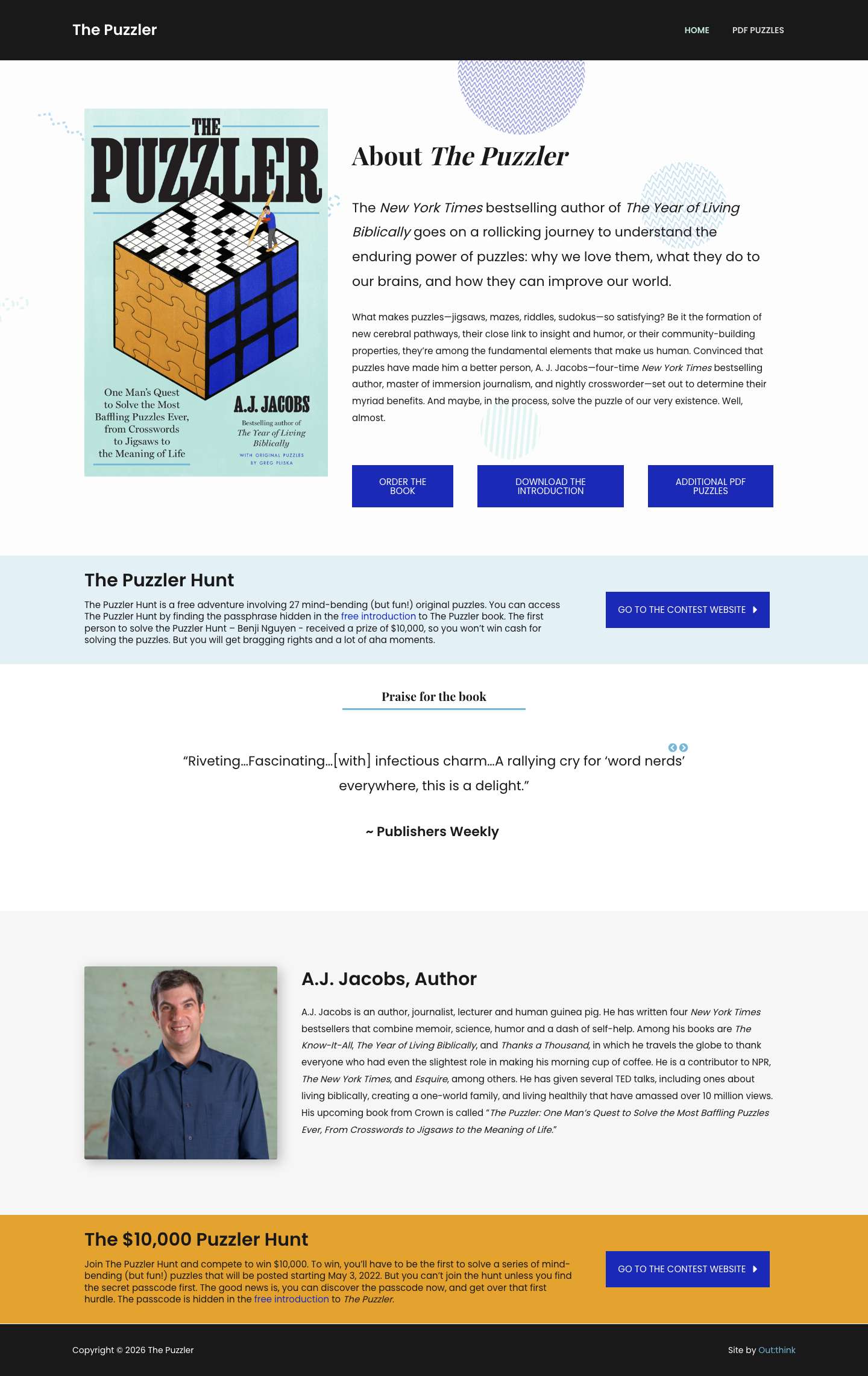 About - The Puzzler - Full Screenshot