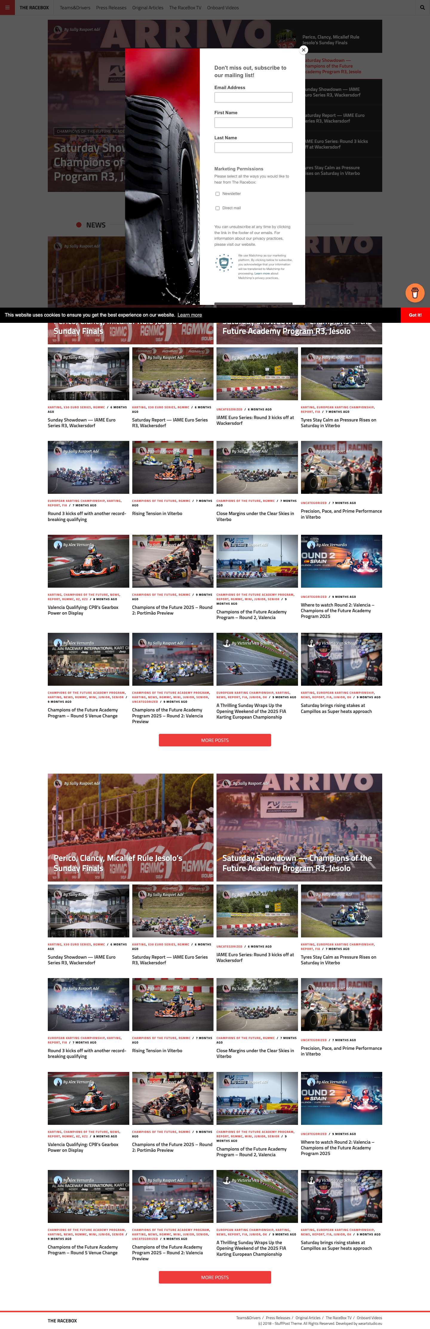 The RaceBox - Full Screenshot