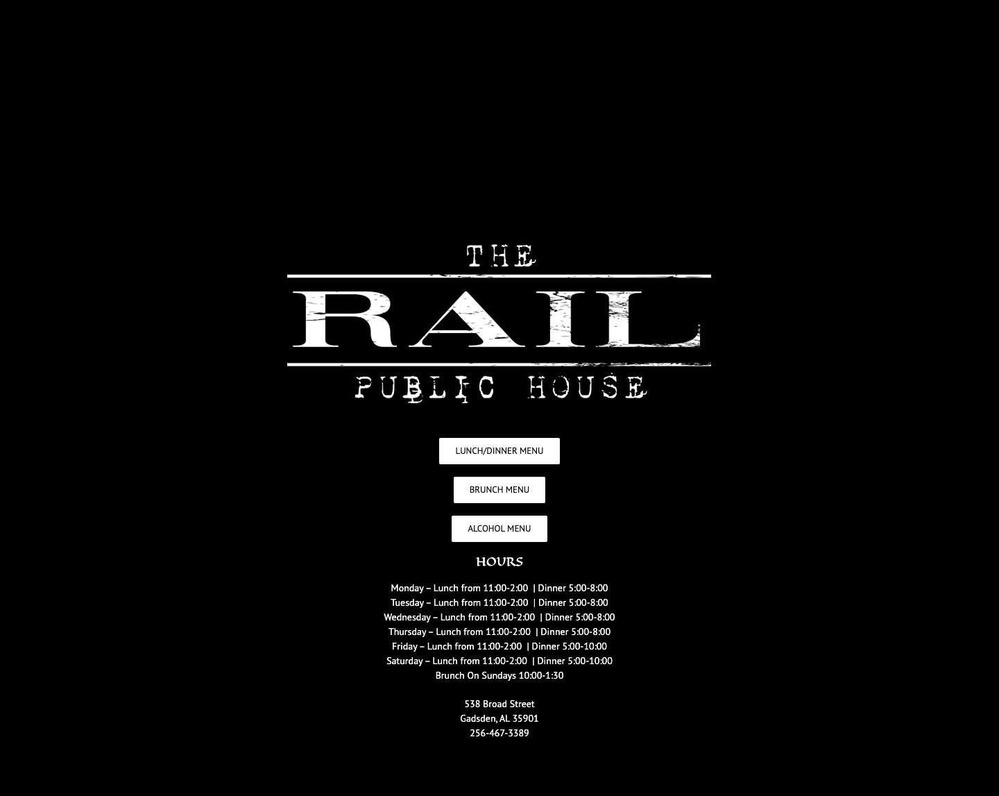 The Rail Public House - Full Screenshot