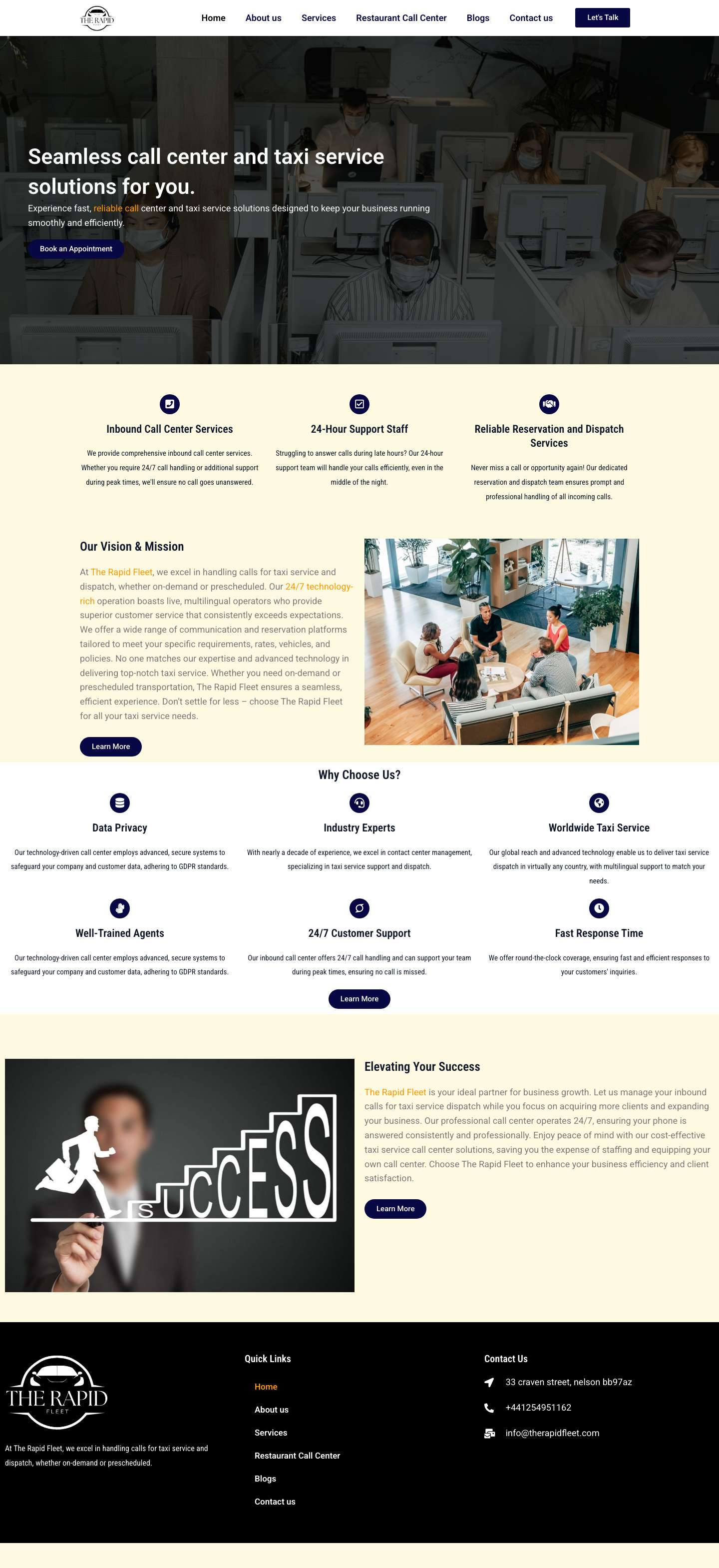 Home - therapidfleet.com - Full Screenshot