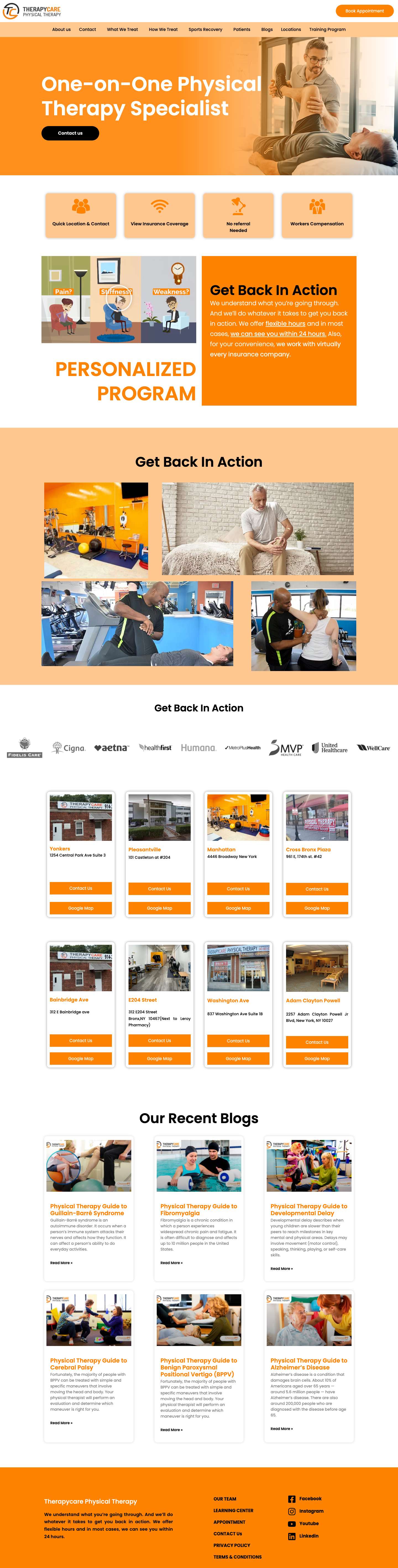 TherapyCare - Physical Therapy - Full Screenshot