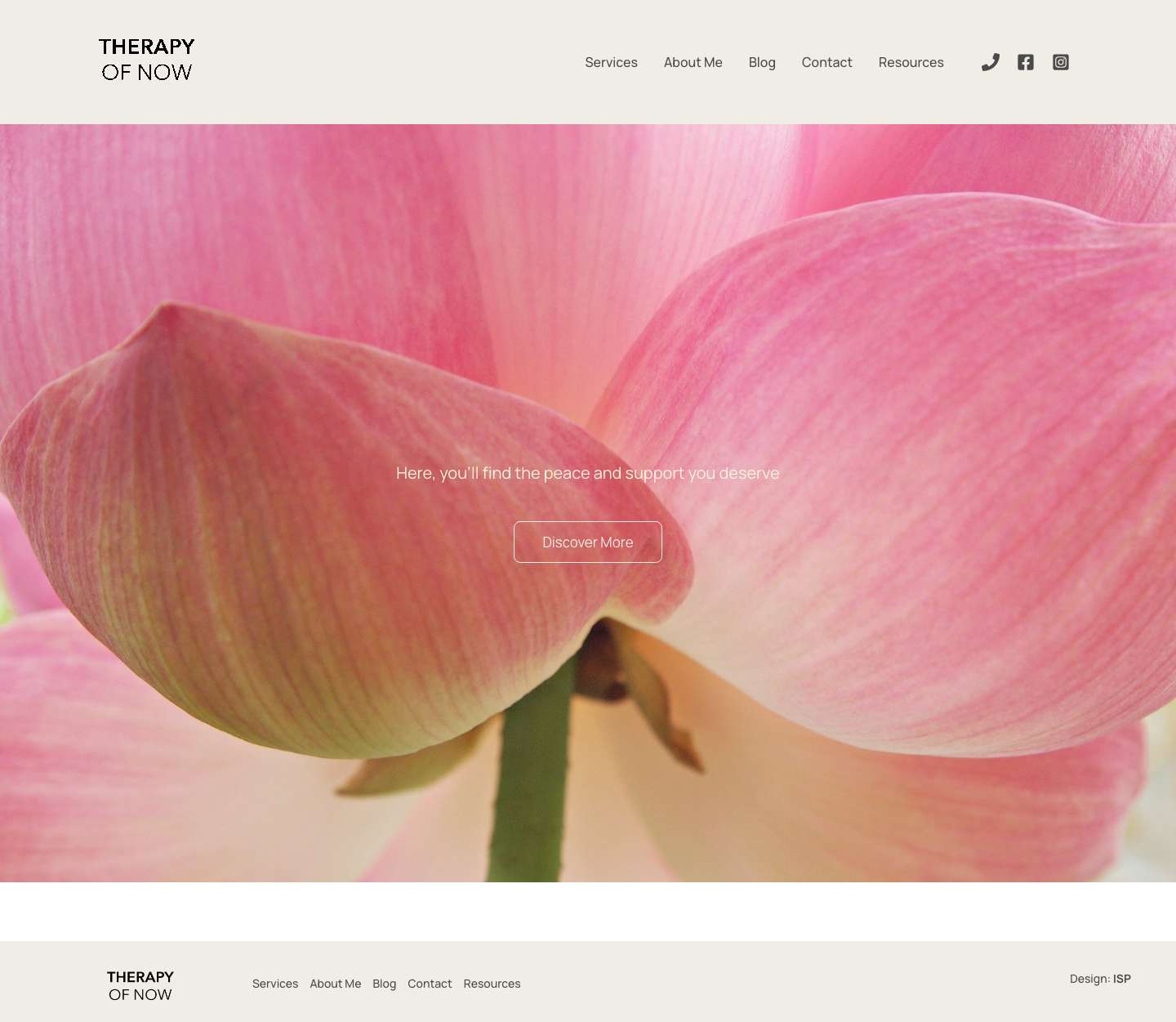 Home - Therapy of now - Full Screenshot