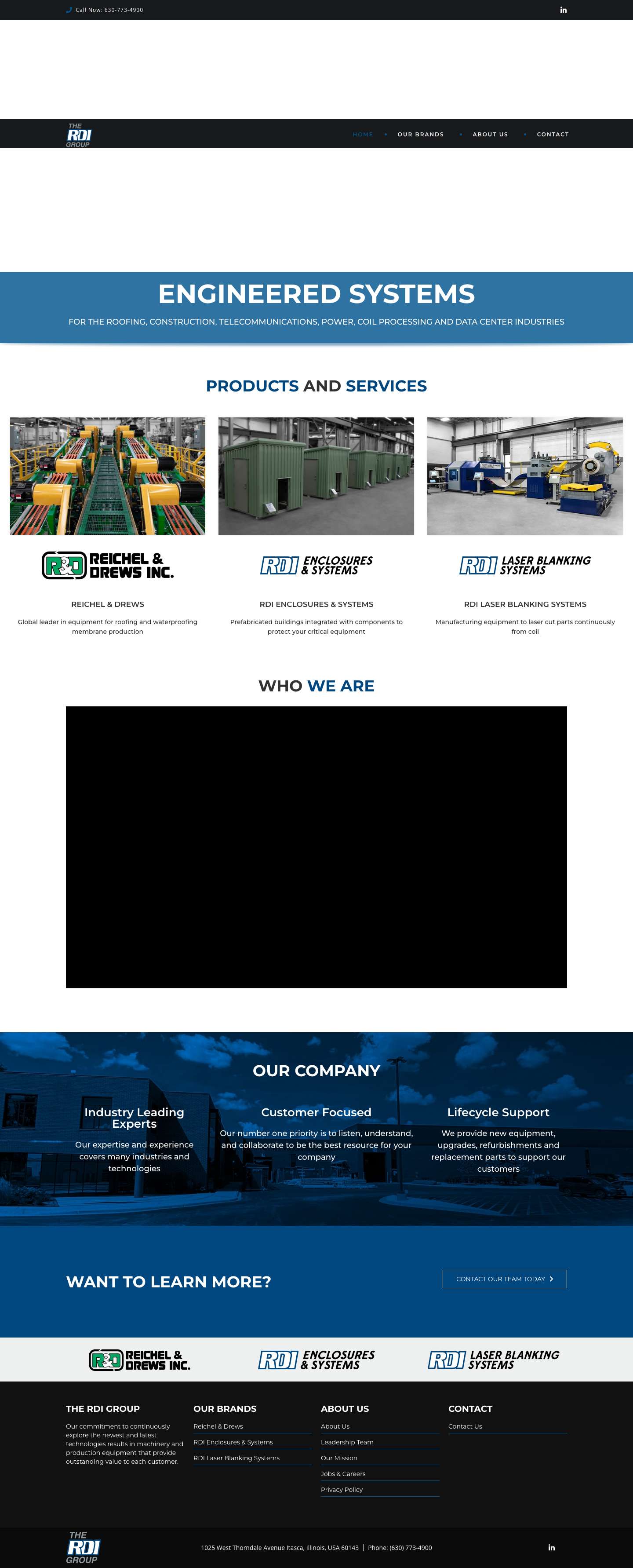 The RDI Group - Production Equipment & Machinery - Full Screenshot