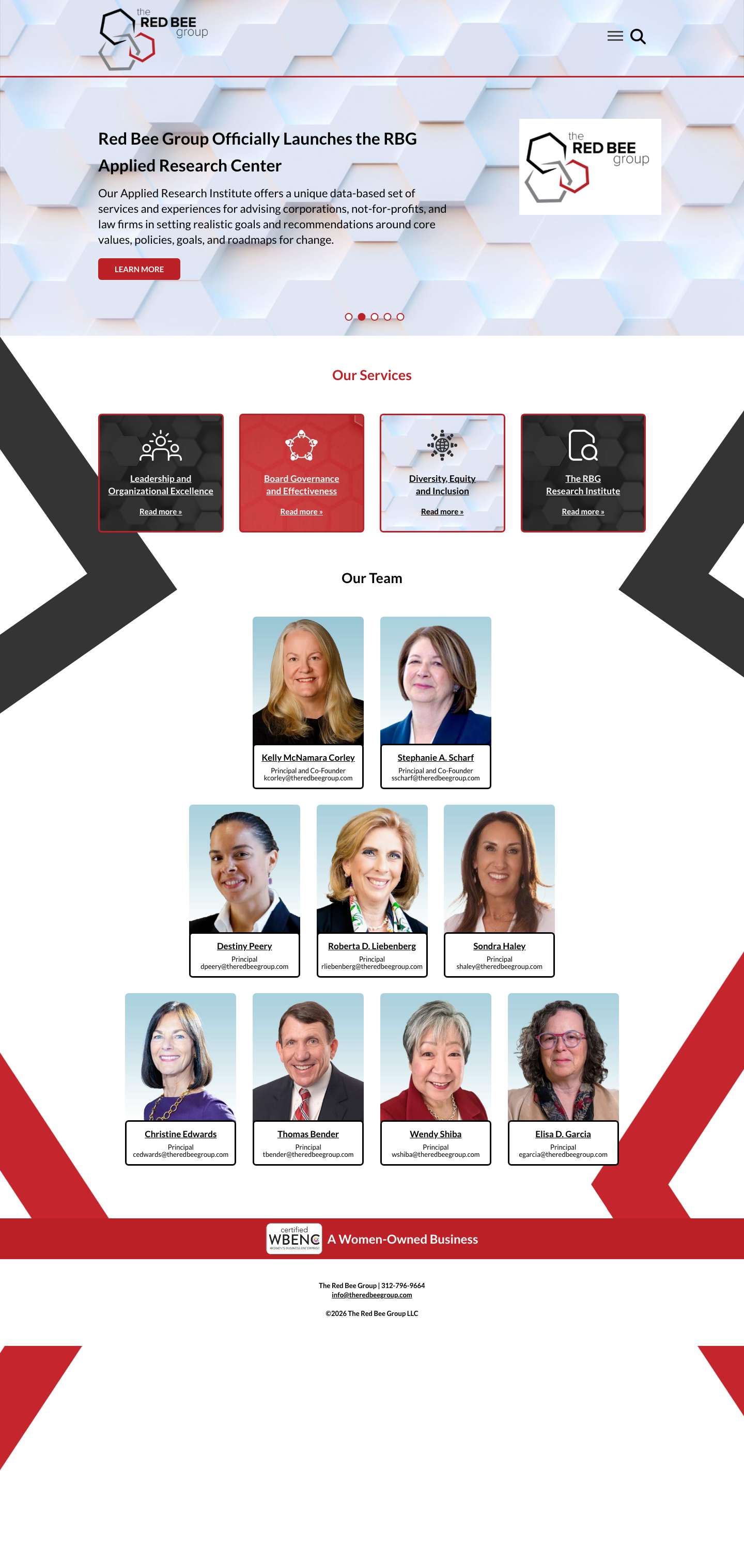 The Red Bee Group - Full Screenshot