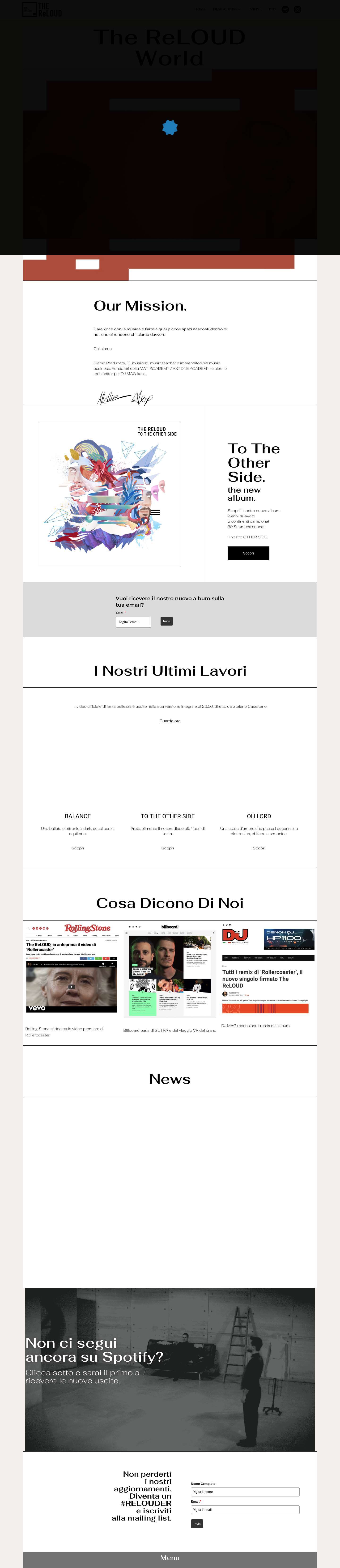 The Reloud – Official Site - Full Screenshot