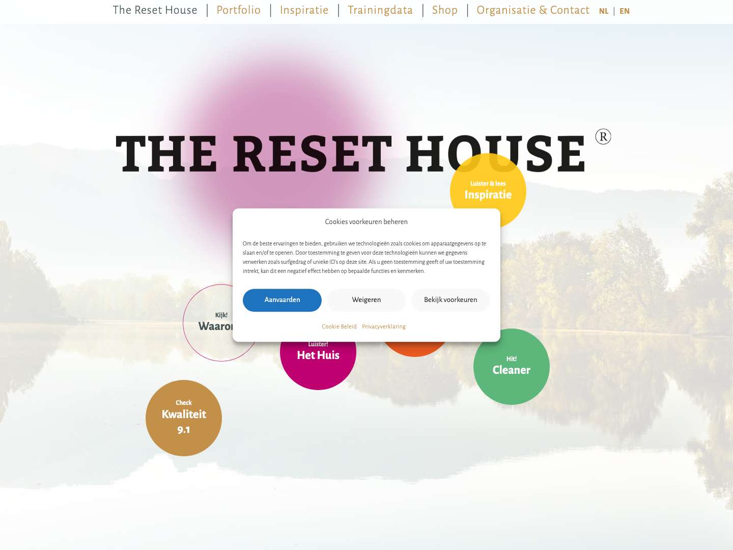 The Reset House -: Jouw reis, ons doel. - Full Screenshot
