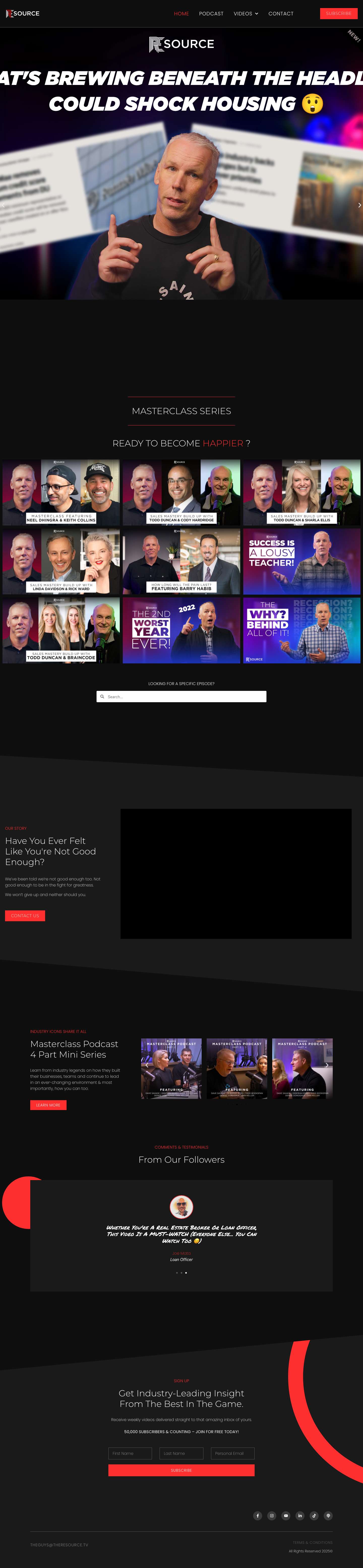 TheREsource.tv - Full Screenshot