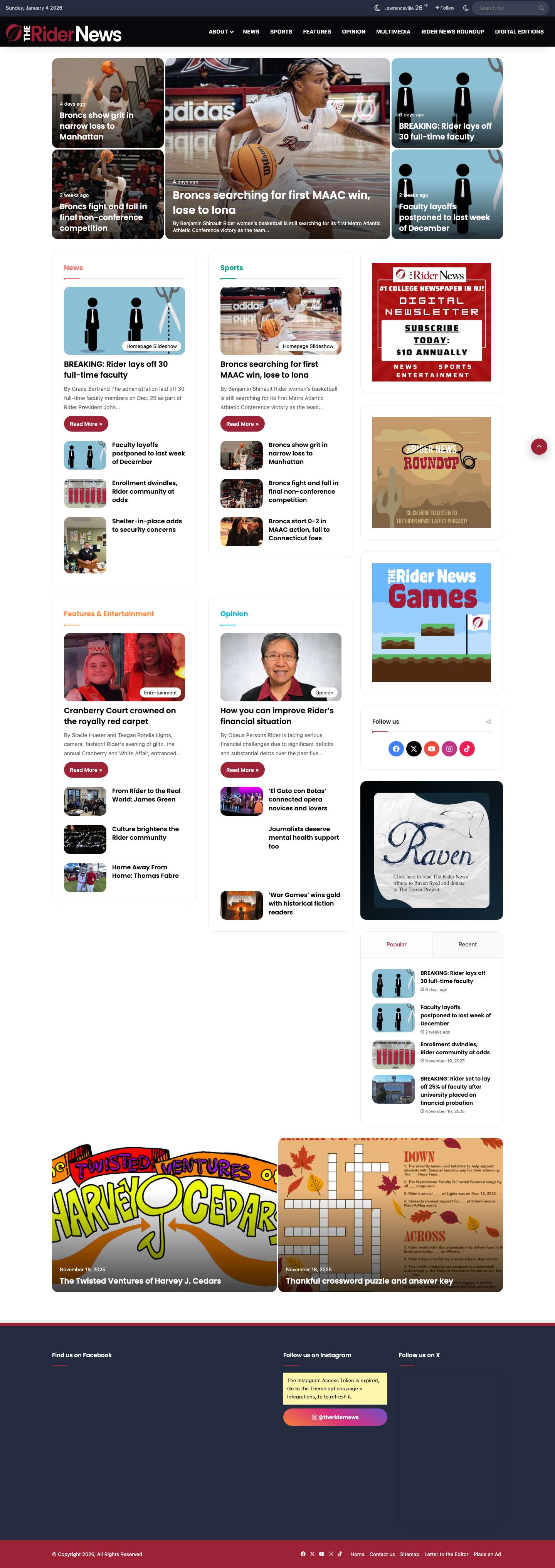 The Rider News – The Rider News - Full Screenshot