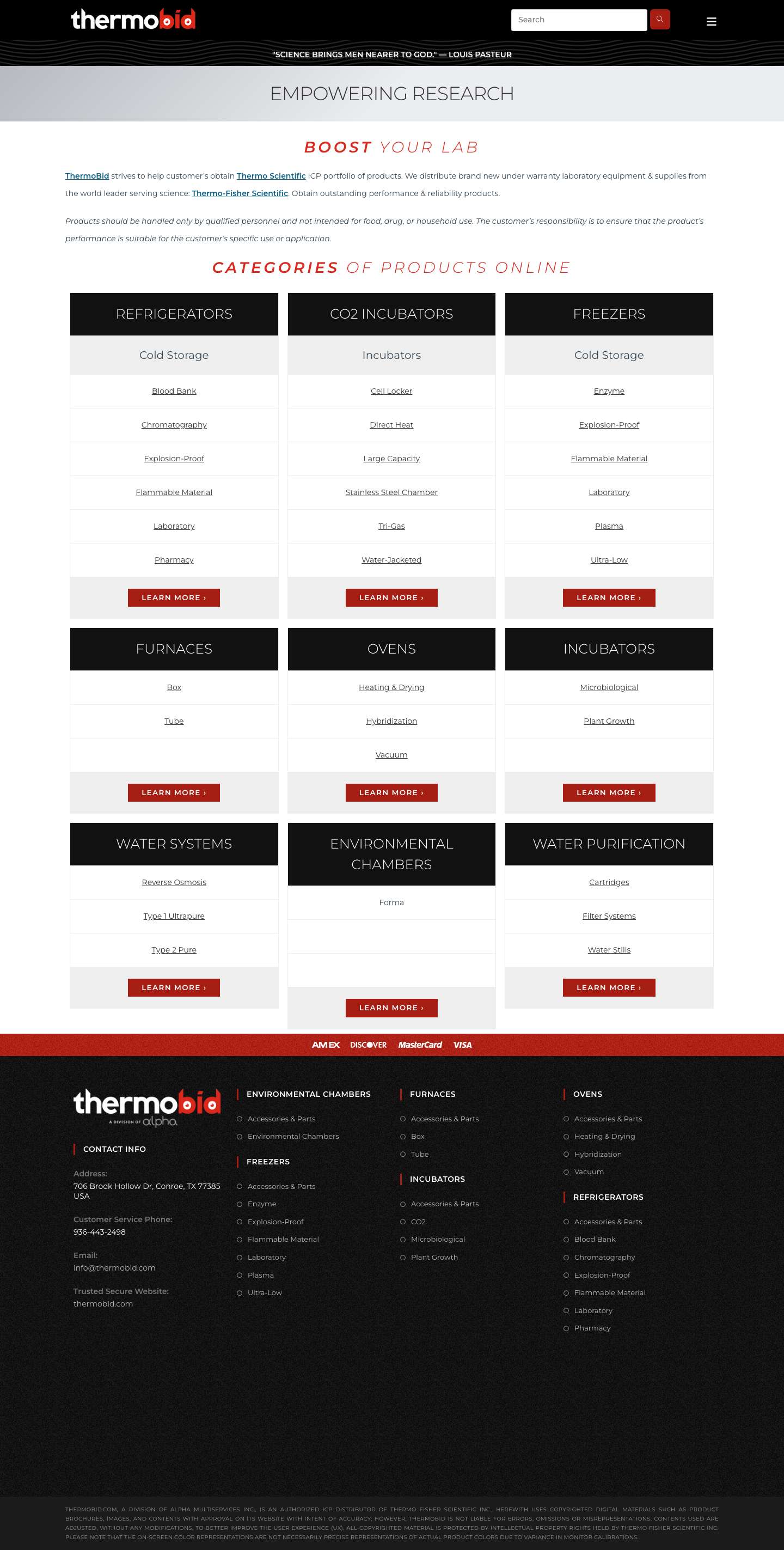 Empowering Research — ThermoBid - Full Screenshot