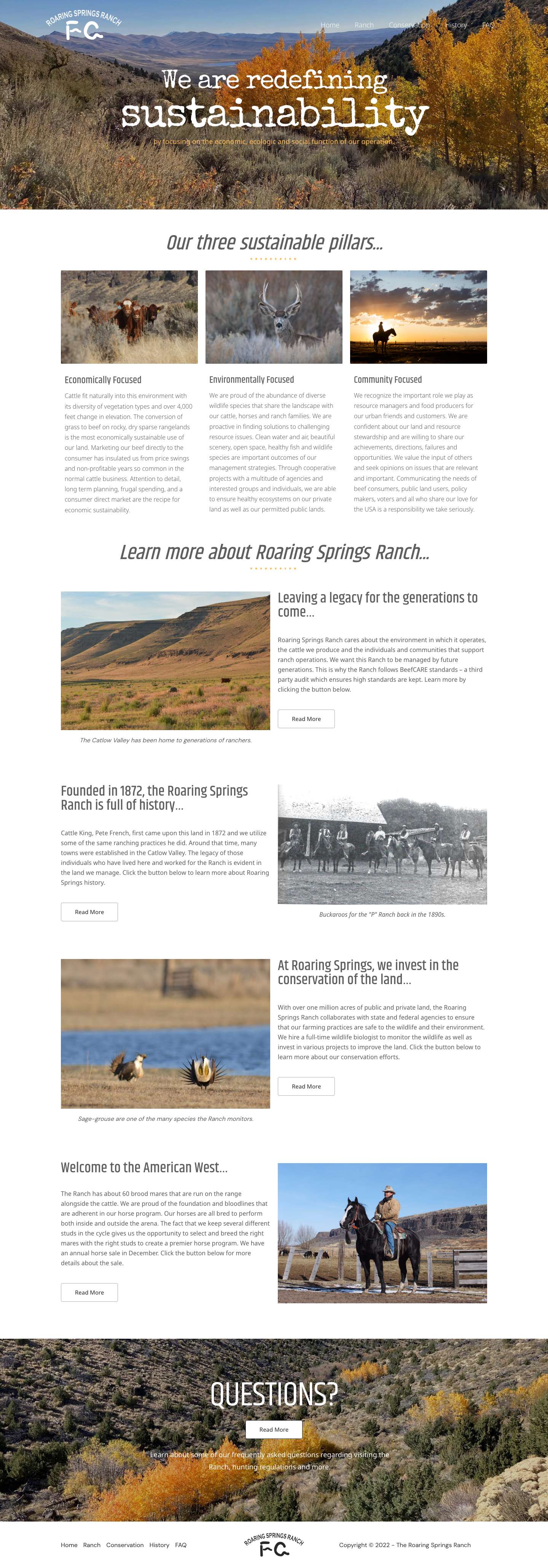 The Roaring Springs Ranch - Full Screenshot