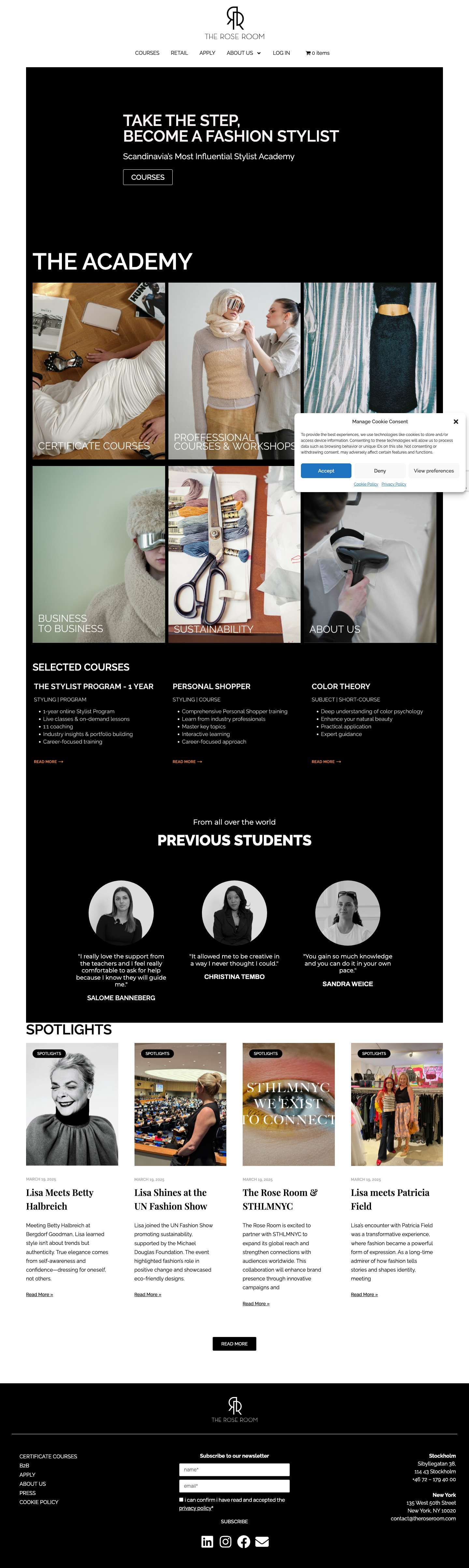 The Rose Room Academy - Full Screenshot