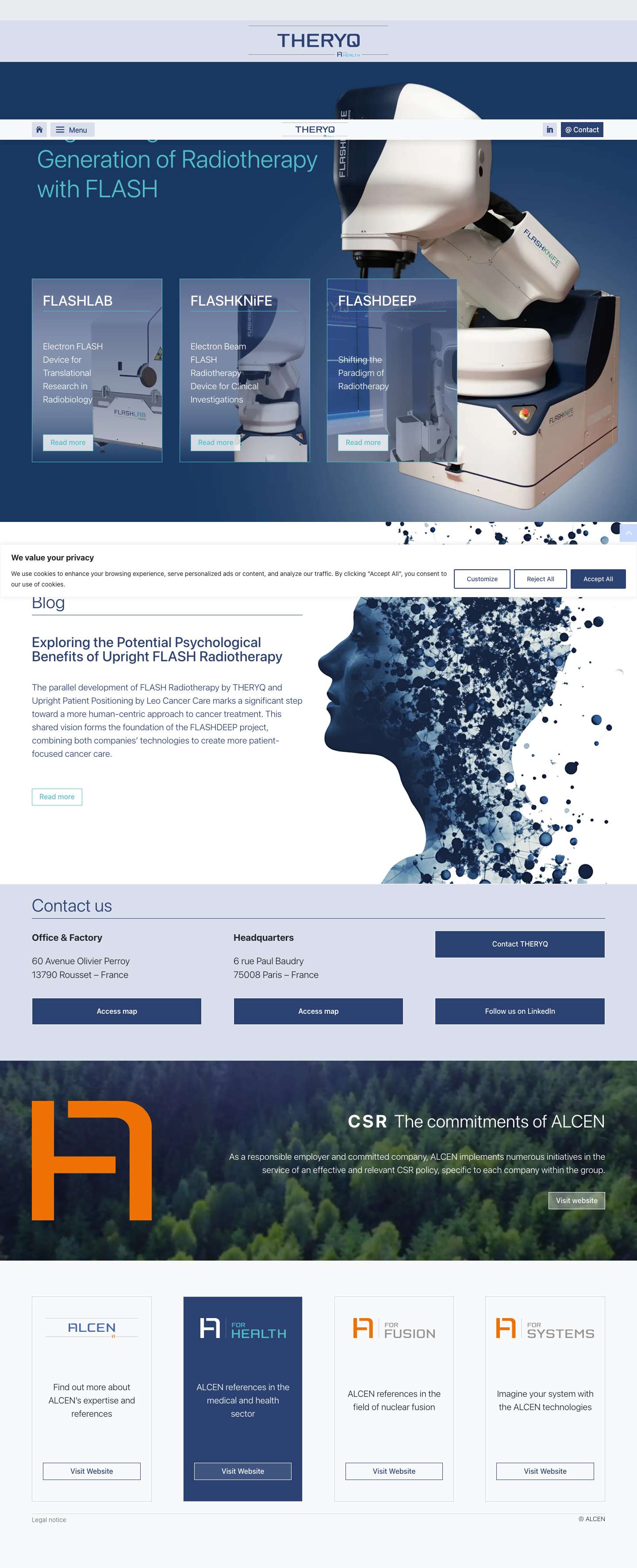 THERYQ | Engineering the Next Generation of Radiotherapy with FLASH - Full Screenshot