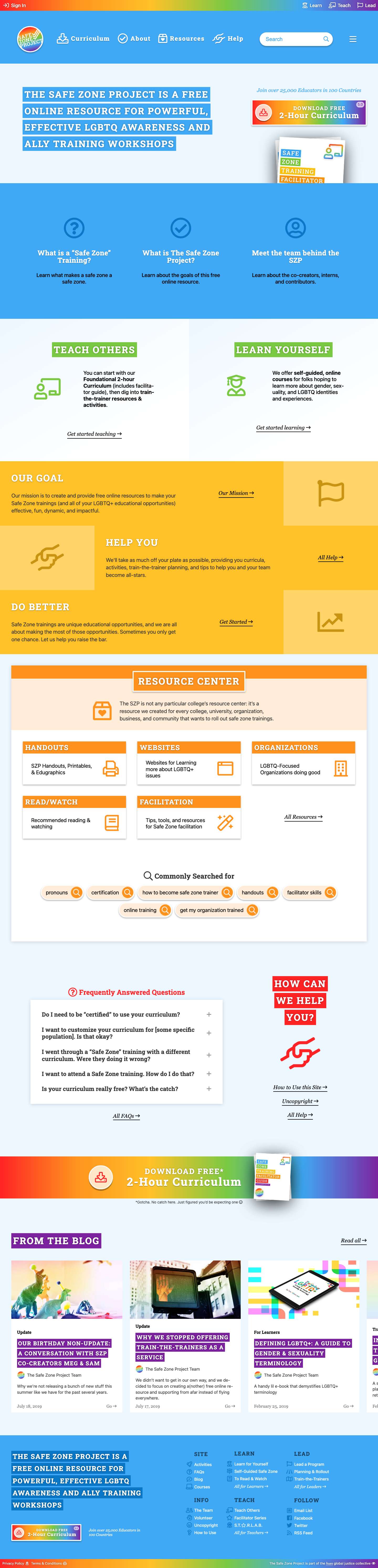 The Safe Zone Project - Full Screenshot