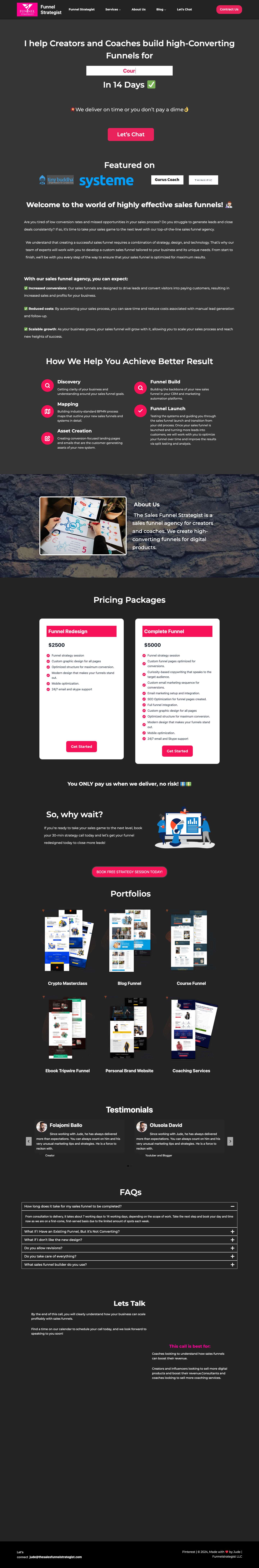 Funnel Strategist - Funnel StrategistExpandExpandExpandToggle MenuExpandExpandExpand - Full Screenshot
