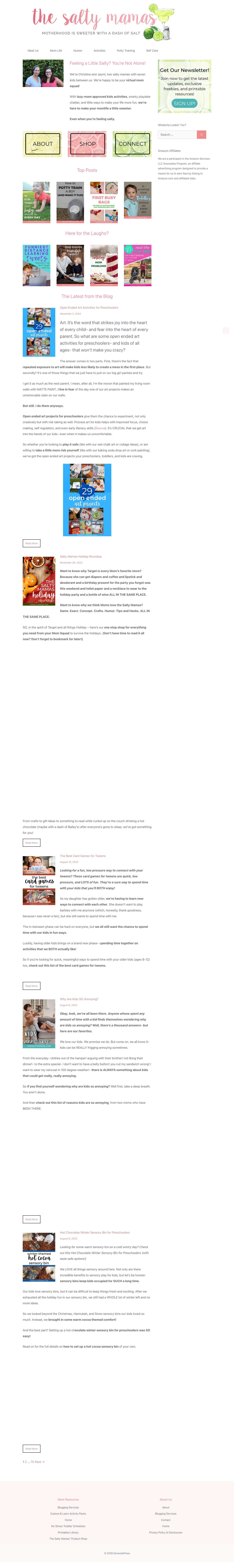 Home – The Salty Mamas - Full Screenshot