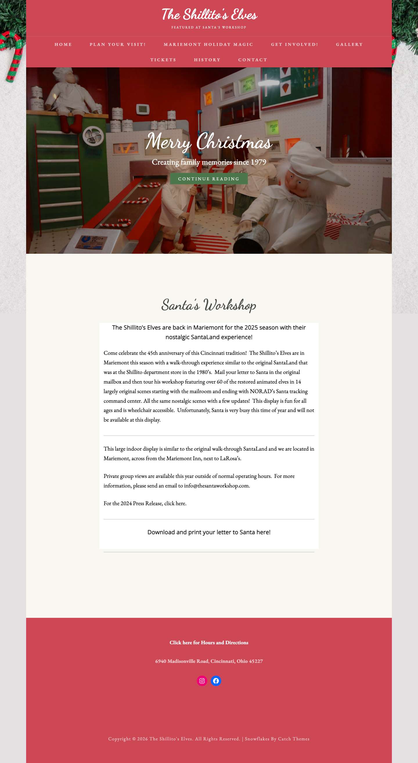 The Shillito's Elves – featured at Santa's Workshop - Full Screenshot