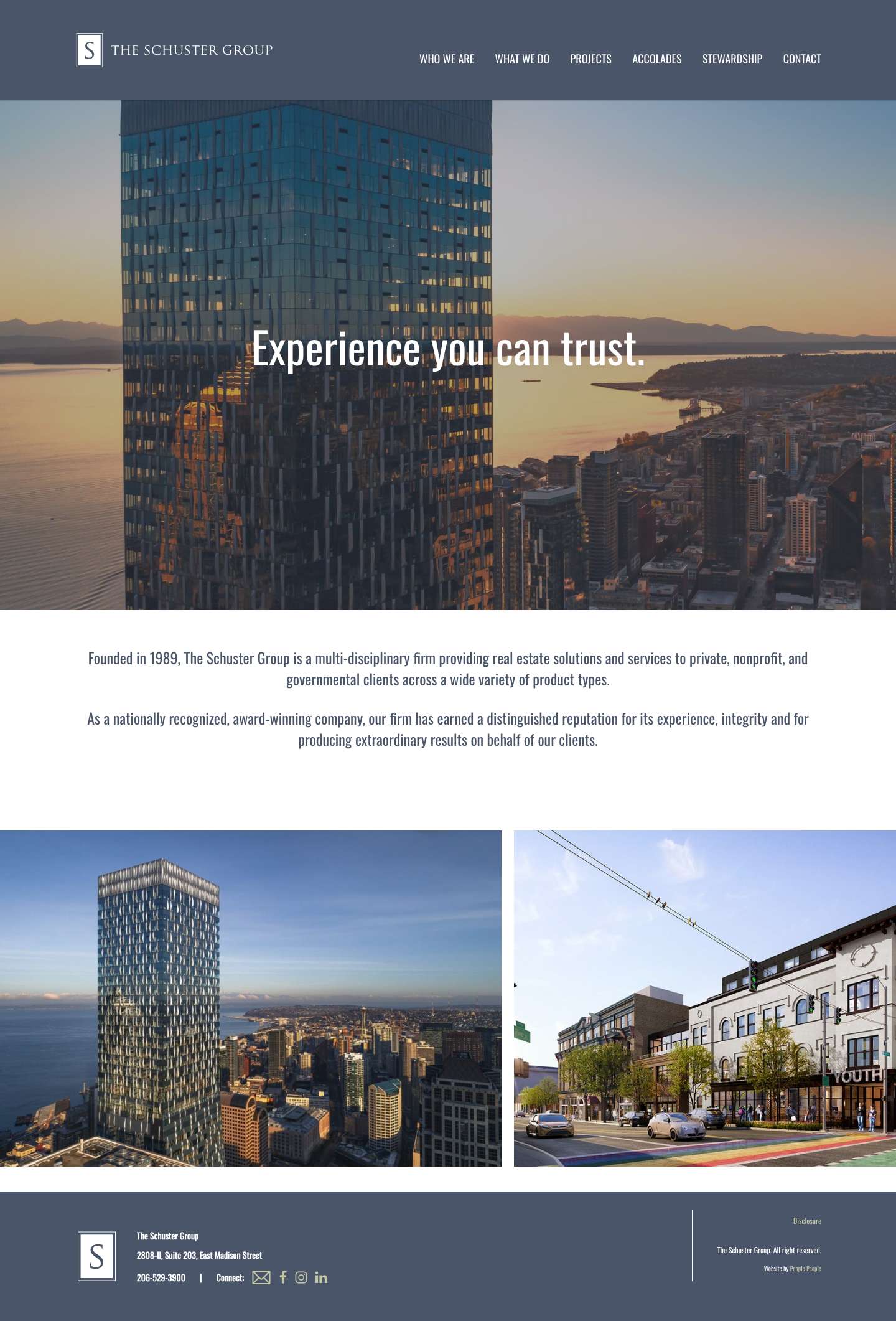 The Schuster Group - Full Screenshot