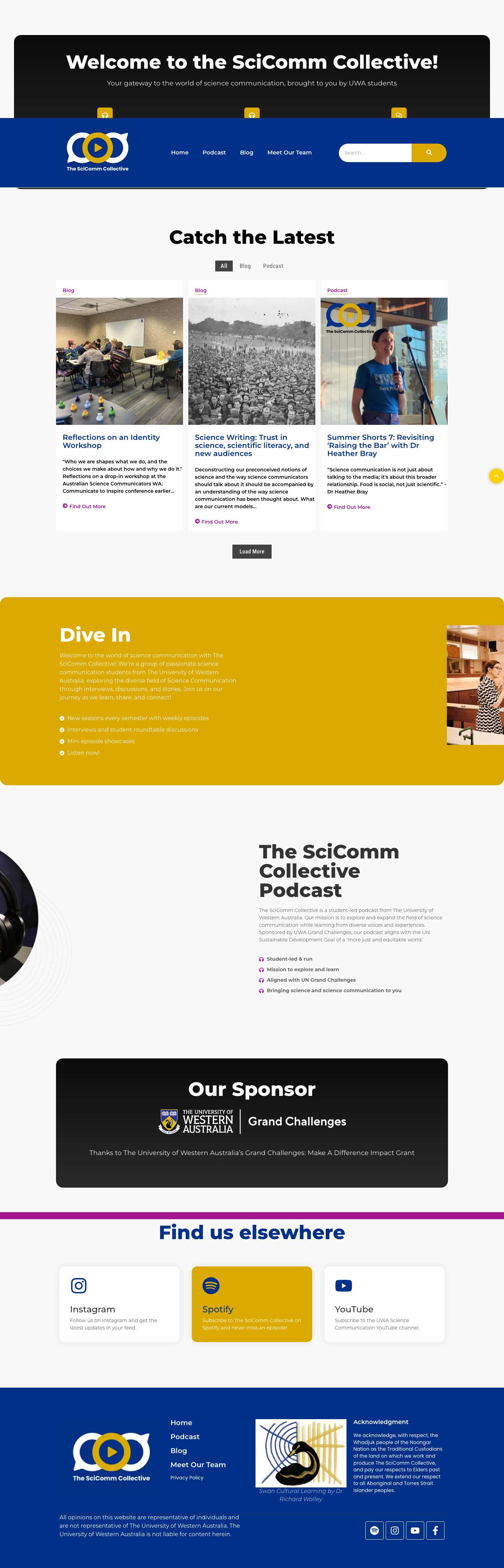 thescicommcollective.com – Communicating about science communication - Full Screenshot