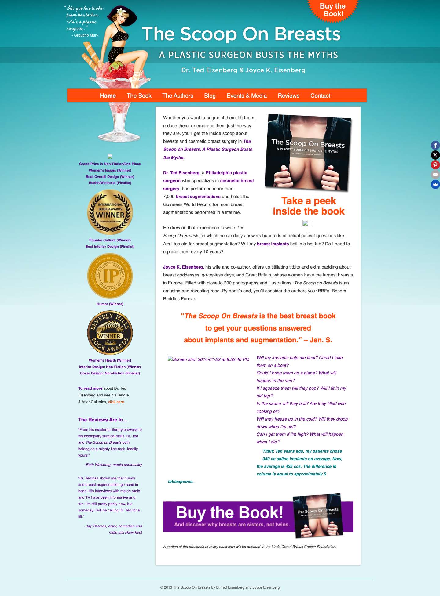 The Scoop On Breasts | A Plastic Surgeon Busts The Myths - Full Screenshot