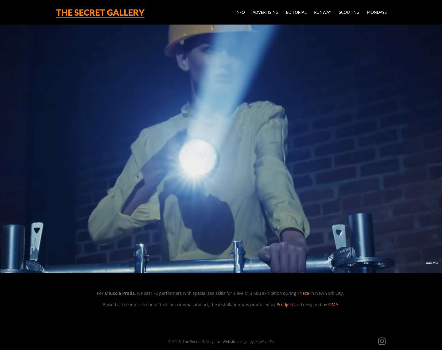 Home | The Secret Gallery - Full Screenshot