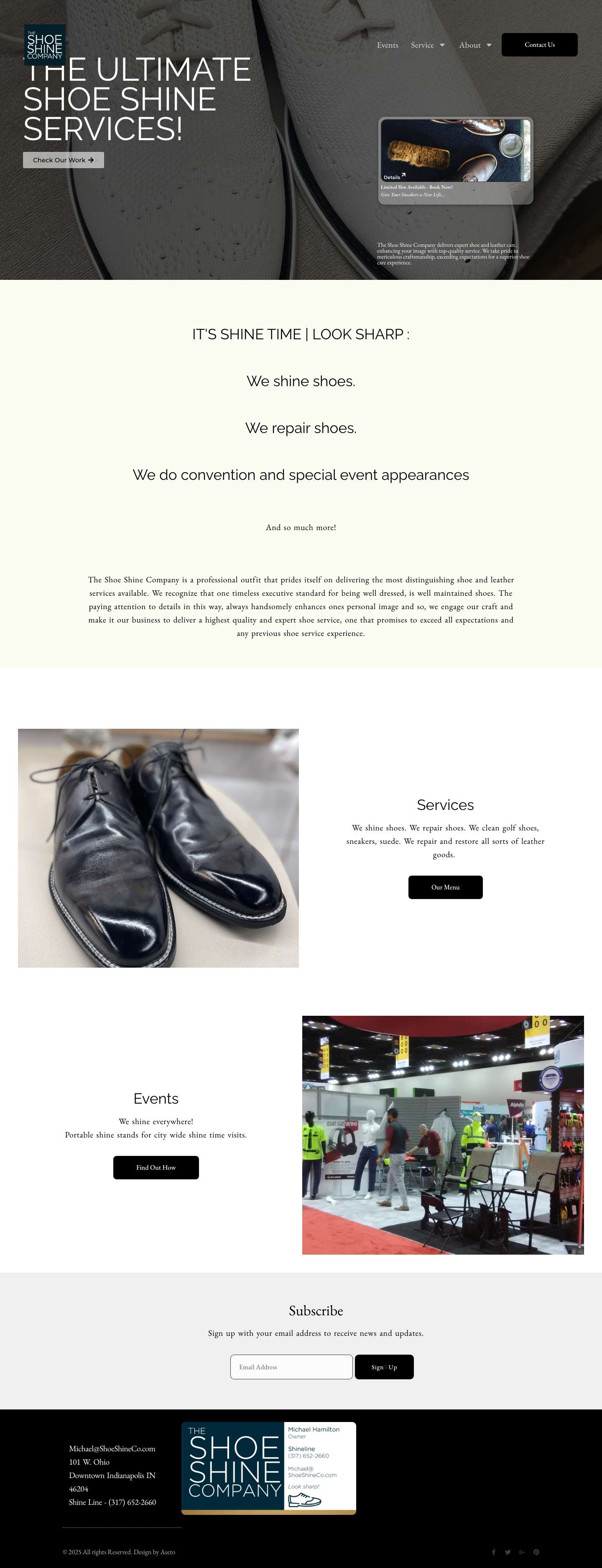 theshoeshineco.com - Full Screenshot