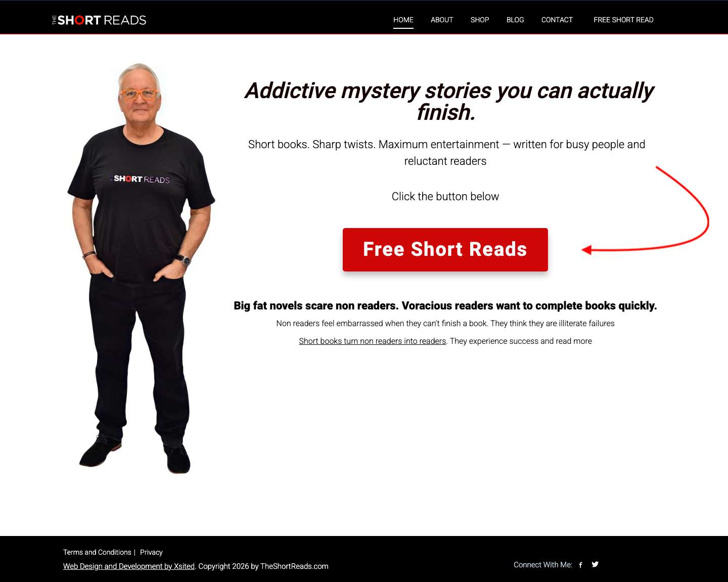 The Best Short Stories And Novellas - TheShortReads.com - Full Screenshot