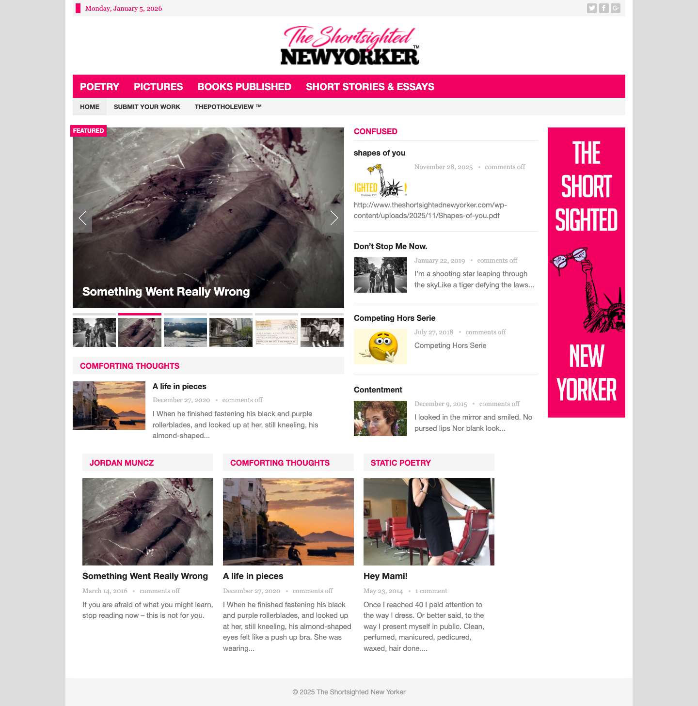 The Shortsighted New Yorker - Full Screenshot