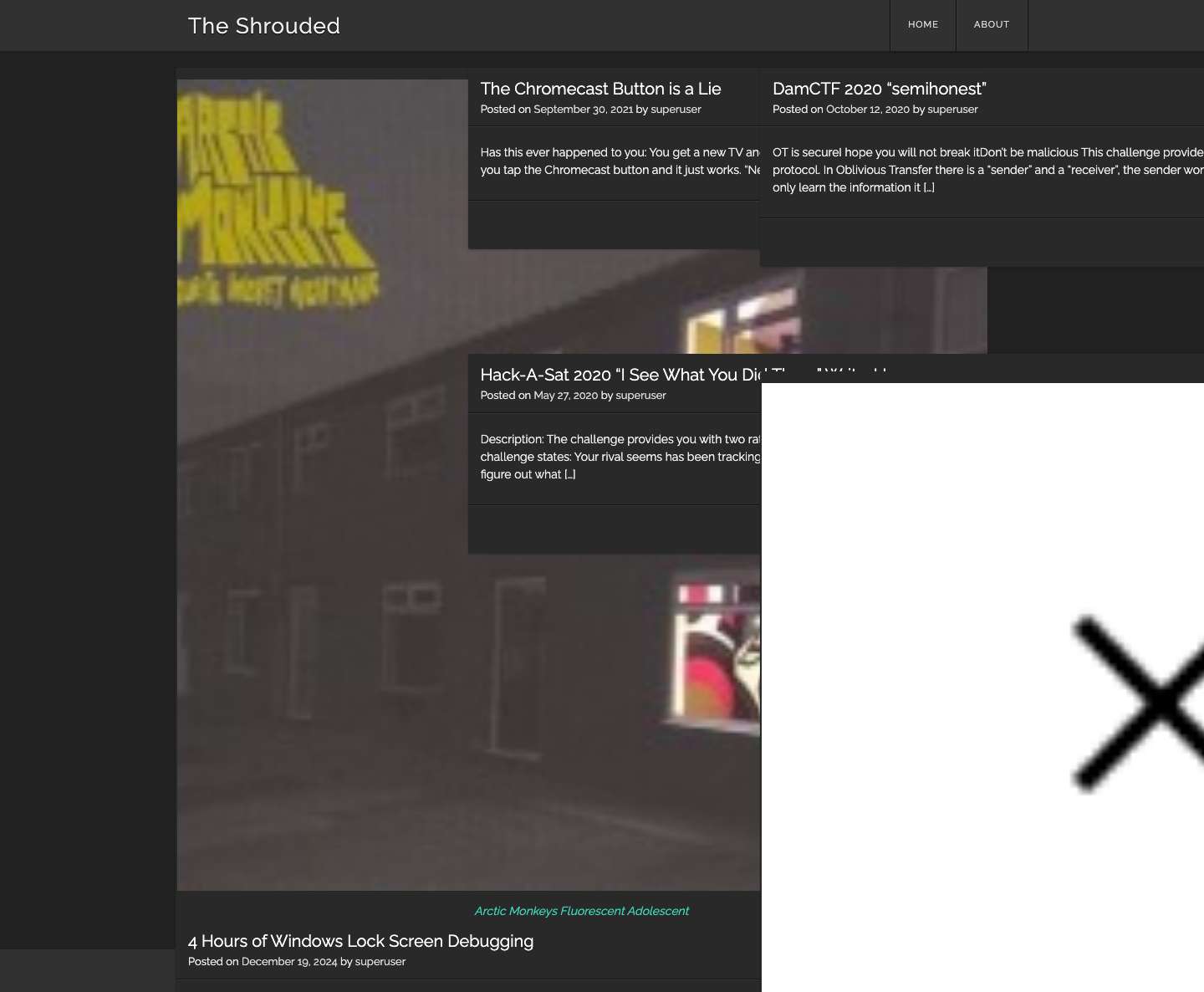 The Shrouded – cs and security ramblings - Full Screenshot