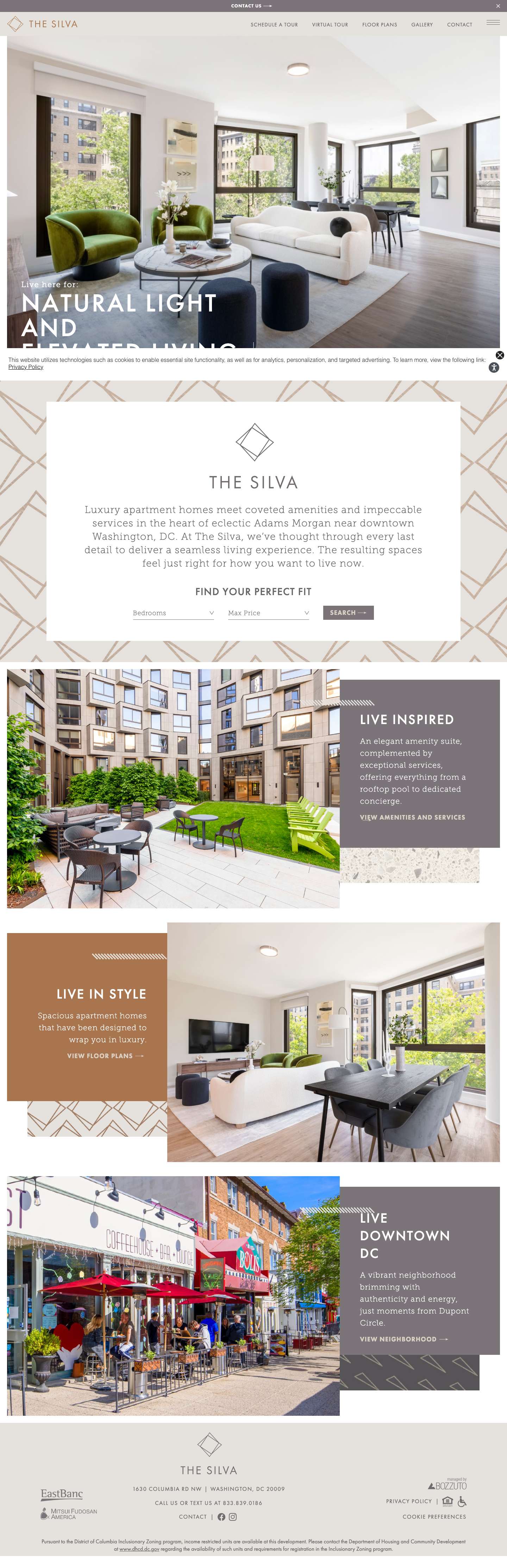 Near Dupont Circle for Rent | The Silva - Full Screenshot