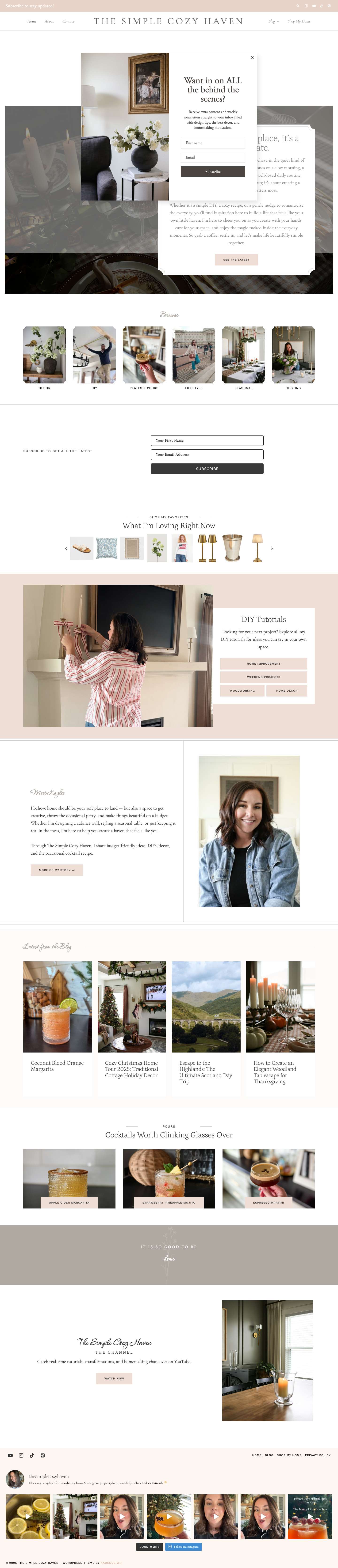 Home - The Simple Cozy HavenSearchInstagramYouTubeTikTokPinterestExpandSearchToggle MenuYouTubeInstagramTikTokPinterestScroll to topScroll to topToggle Menu CloseSearch - Full Screenshot