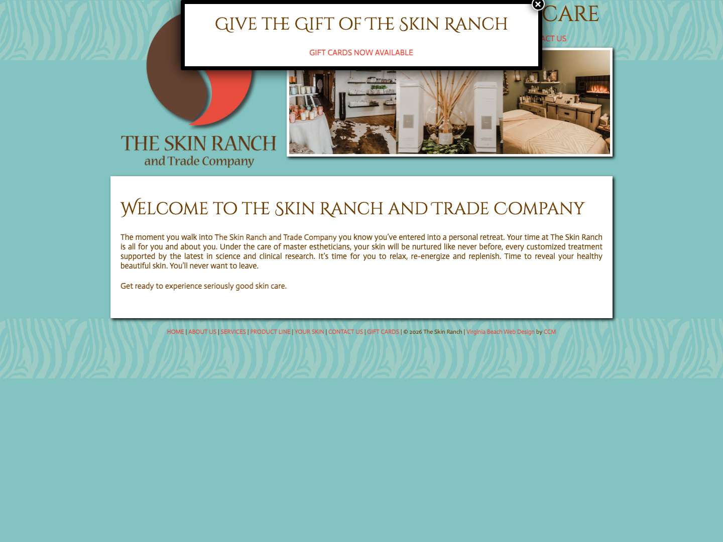 The Skin Ranch – Virginia Beach, VAThe Skin Ranch | Virginia Beach, VA - Skincare Treatments & Products - Full Screenshot