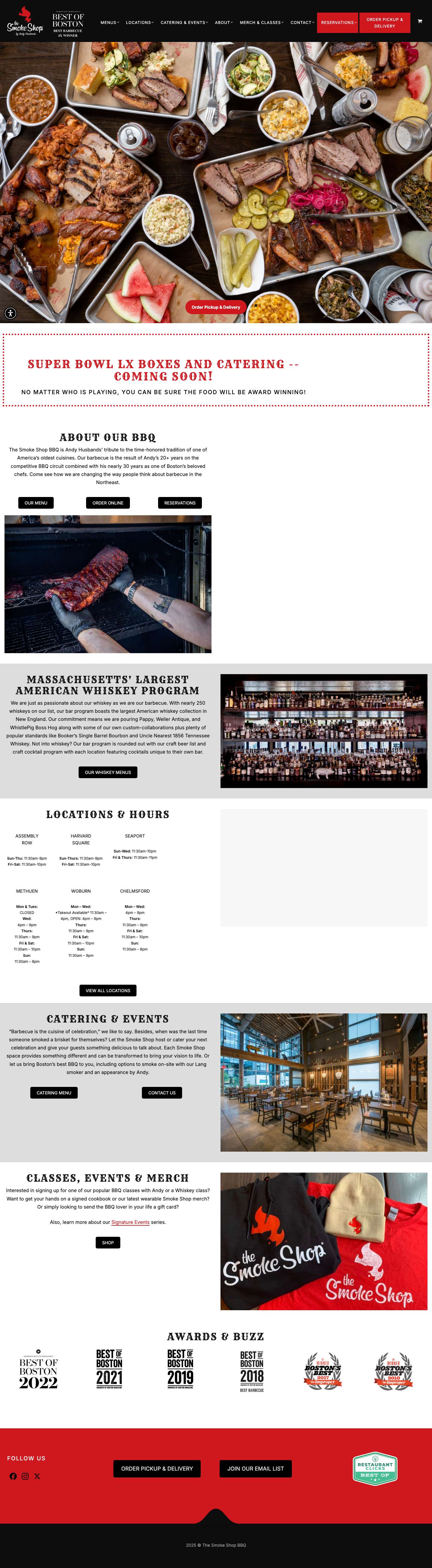 The Smoke Shop BBQ | by Andy Husbands - Full Screenshot