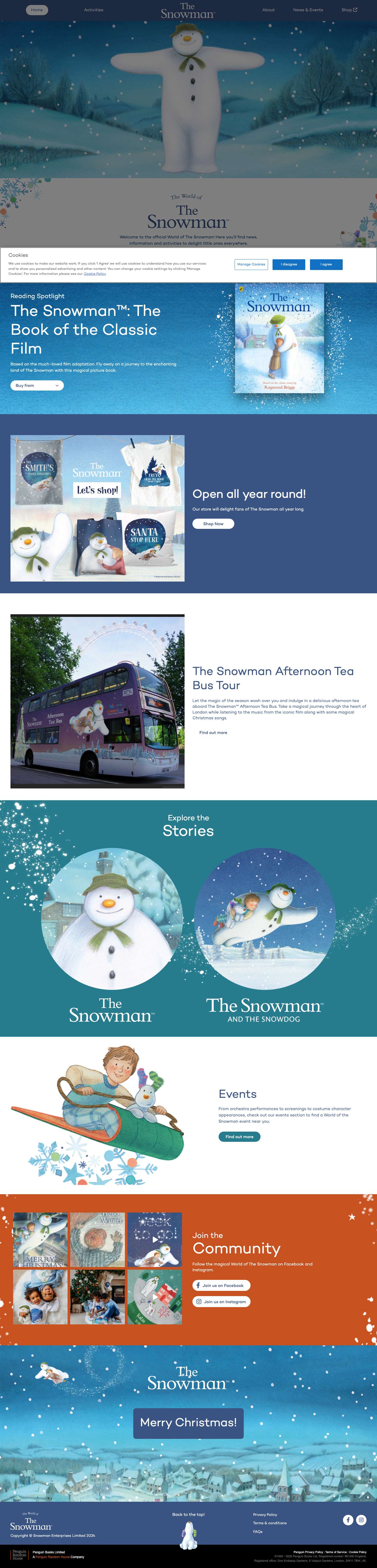 The Home of The Snowman™ - Full Screenshot