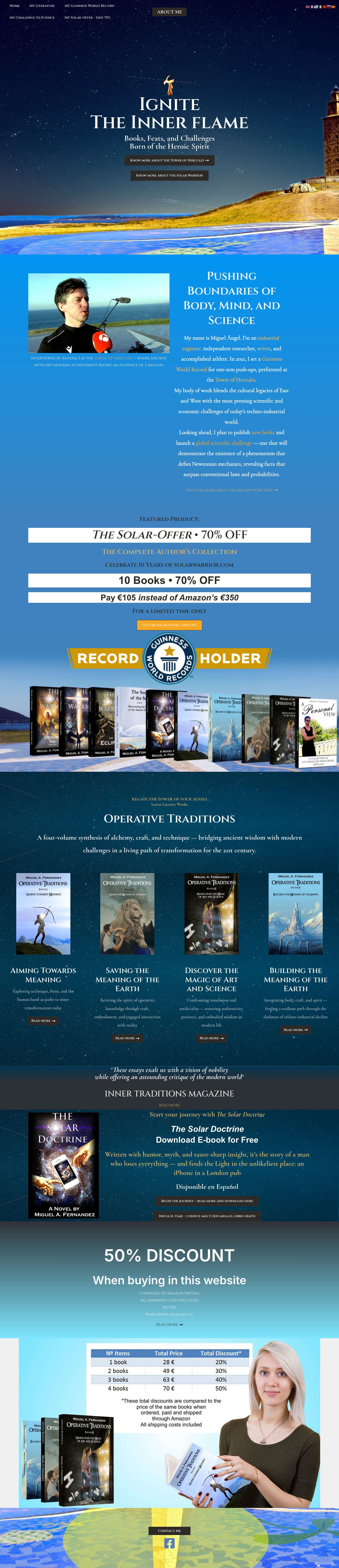 The Solar Warrior – Ignite your inner flame - Full Screenshot