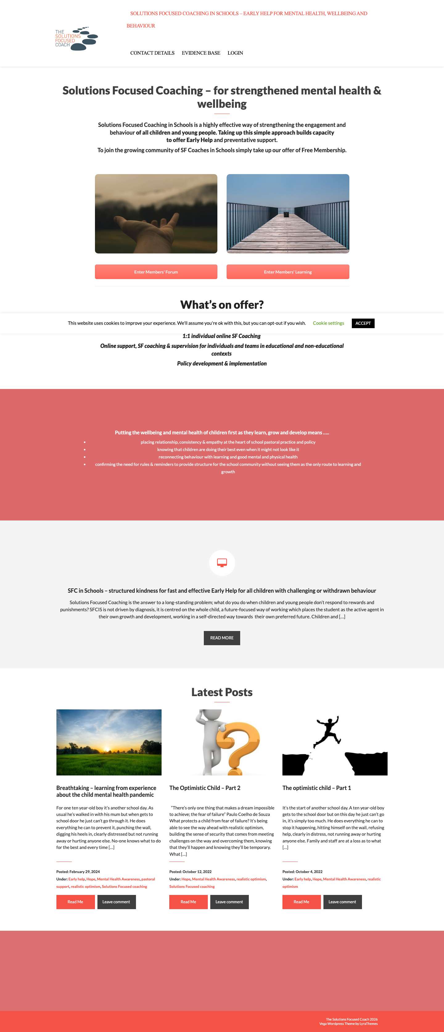 The Solutions Focused Coach – Early help in schools for better mental health, engagement and inclusion - Full Screenshot