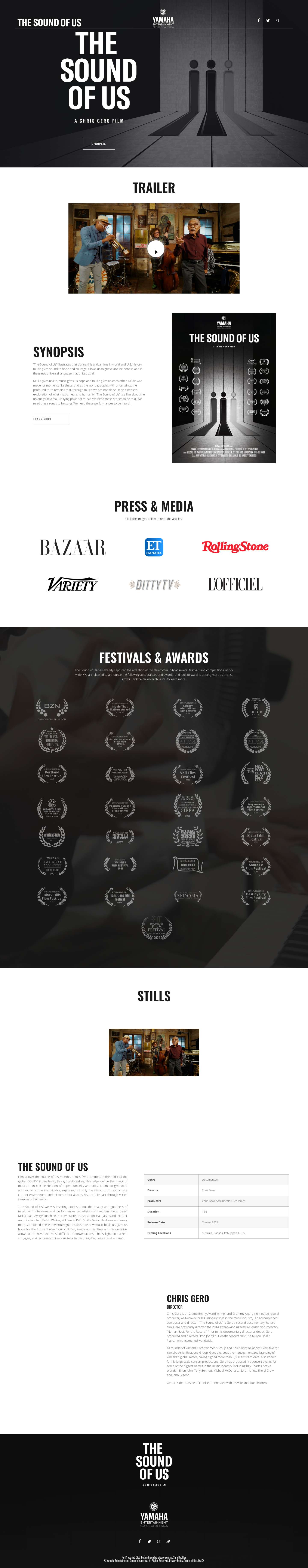 Home - The Sound of Us - Full Screenshot