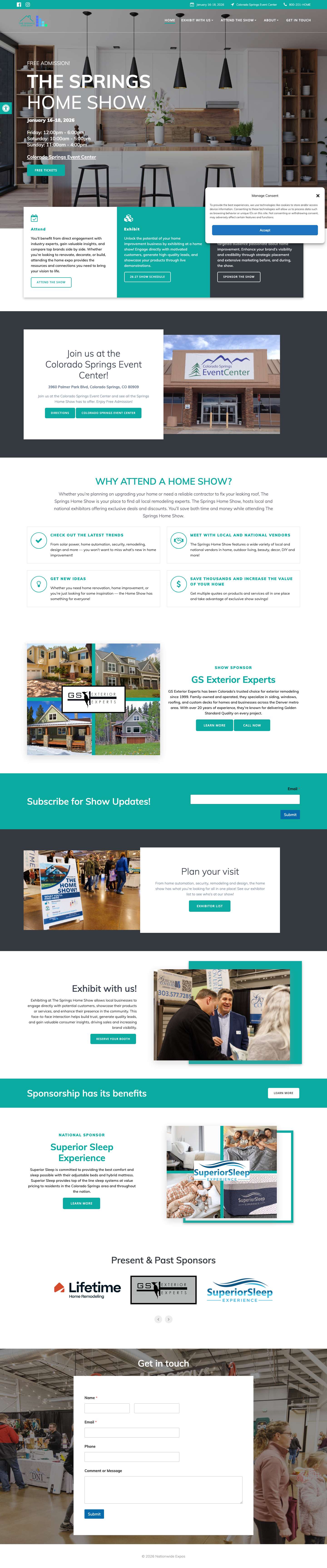 Official Colorado Springs Home Show - January 16-18, 2026Accessibility ToolsIncrease TextDecrease TextGrayscaleHigh ContrastNegative ContrastLight BackgroundLinks UnderlineReadable FontReset - Full Screenshot