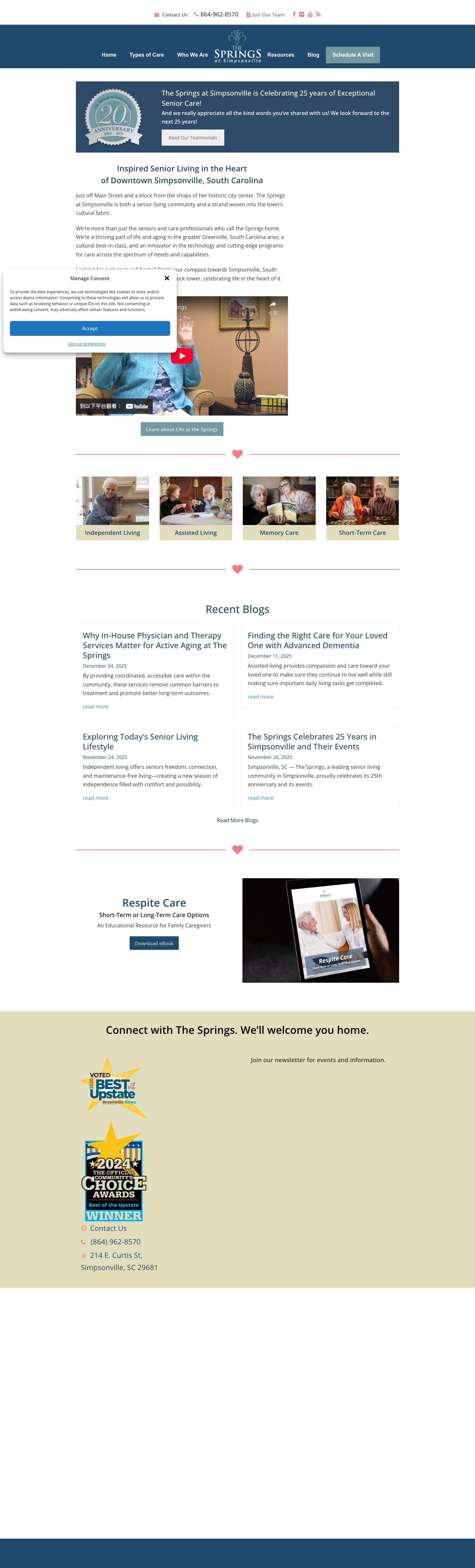 The Springs at Simpsonville - Full Screenshot