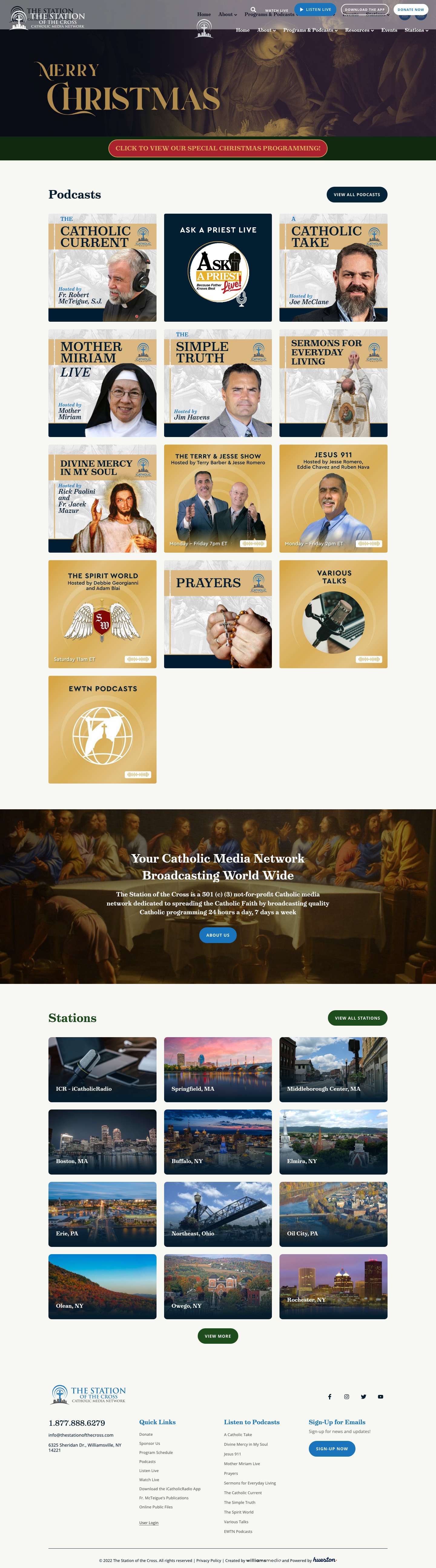 The Station of The Cross - Catholic Media Network - Full Screenshot