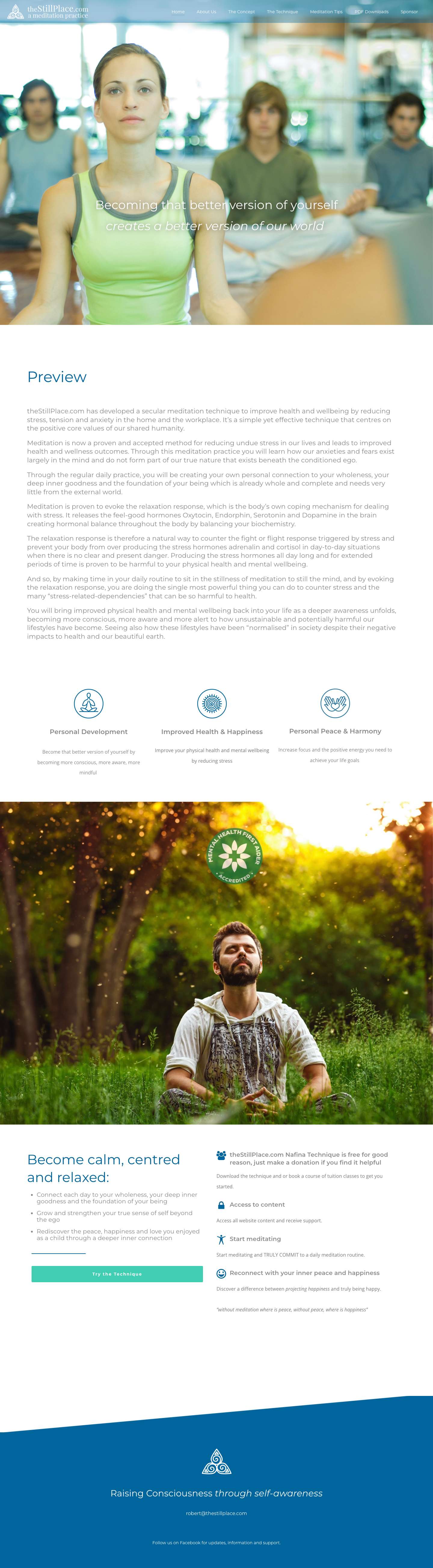 theStillPlace.com - Expand Your Self-Awareness - Full Screenshot