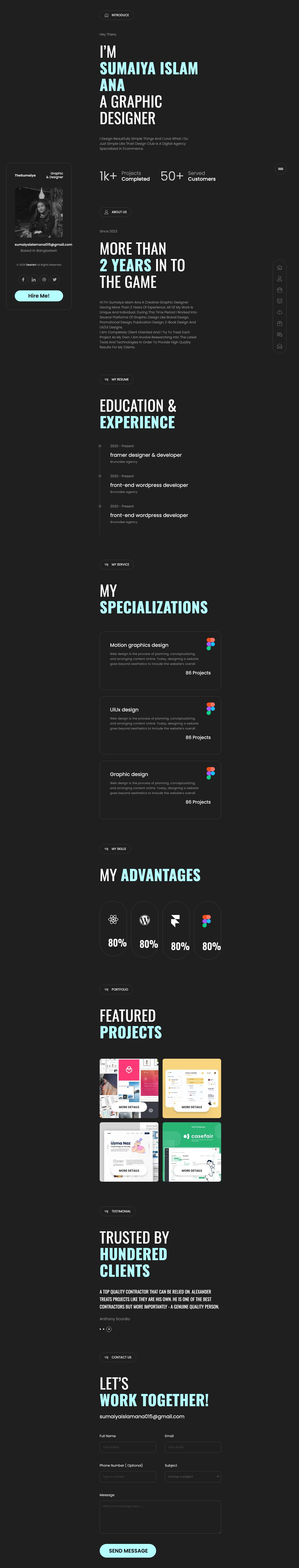 Home - Sumaiya Islam Ana - Full Screenshot