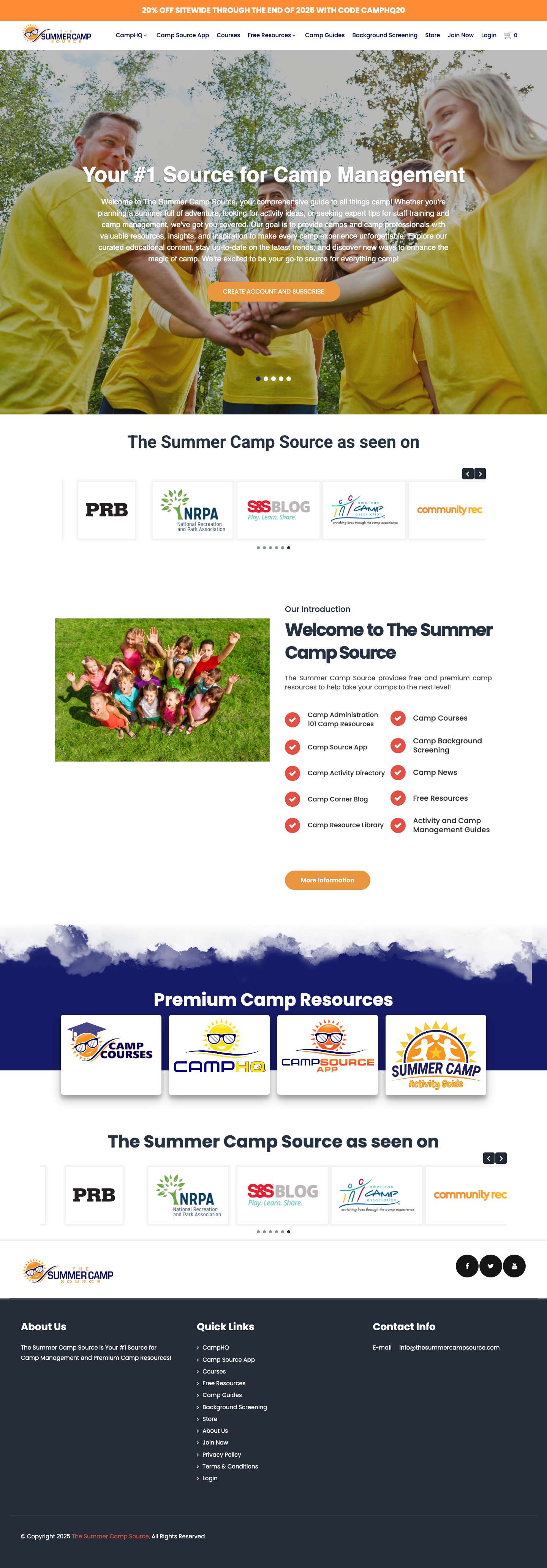 The Summer Camp Source - Full Screenshot
