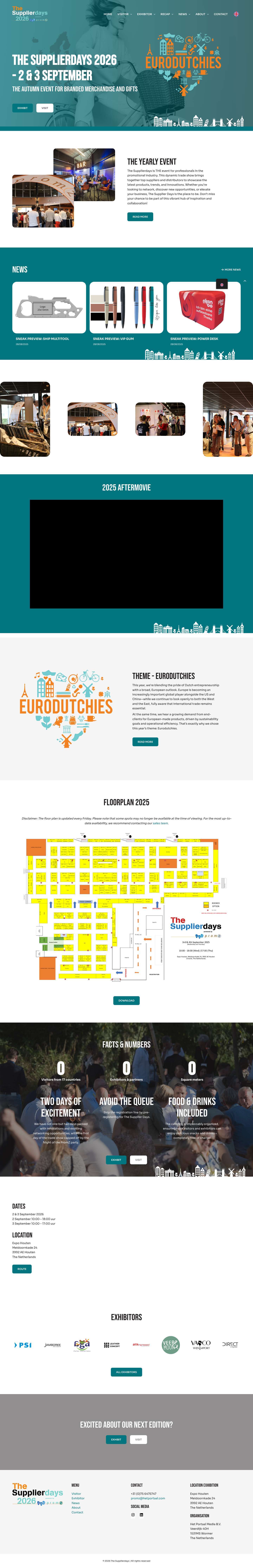 Home - The Supplierdays - Full Screenshot