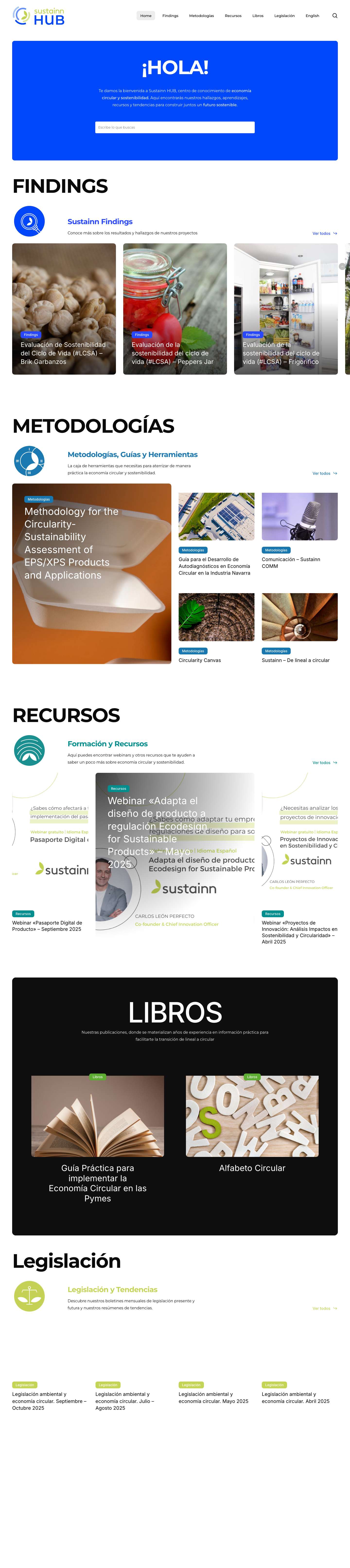 Sustainn HUB - Full Screenshot