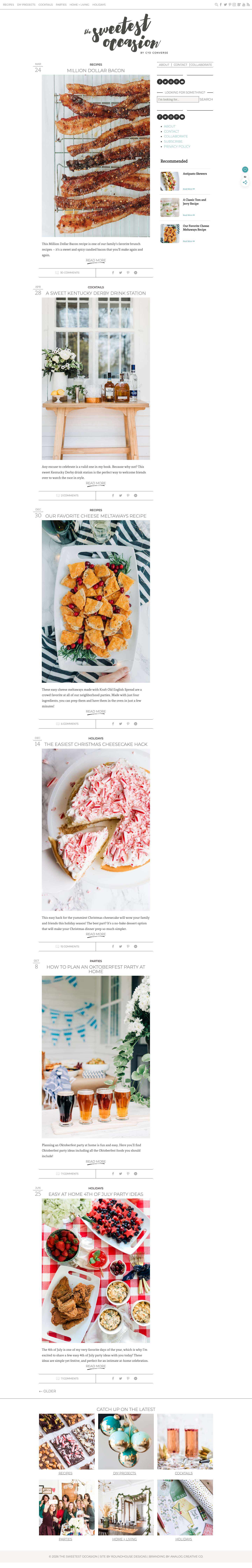 The Sweetest Occasion - Entertaining + Celebrations - Full Screenshot